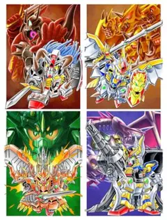ガンドランダー 全4巻 友杉達也 復刊ドットコム　全巻購入特典　イラストシート