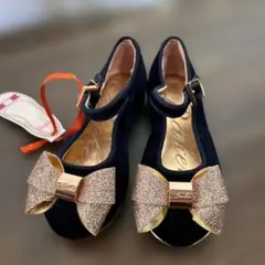 ネイビー フォーマルシューズ　14.5センチ　未使用　写真撮影にも