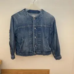《美品》【Moname】フリルデニムジャケット