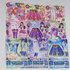 アイカツカード 9枚セット まとめ売り 星宮いちご 霧矢あおい 紫吹蘭