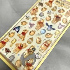【早い者勝ち】正規品‼️ ディズニー ボンボンドロップシール くまのプーさん