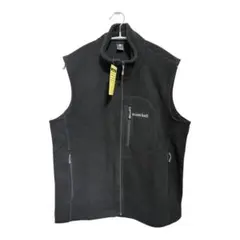 mont-bell フリースベスト Lサイズ ブラック