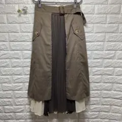 La-gemmeプリーツレイヤードスカートMのサムネイル