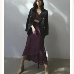 FRAY.ID ビスコースプリントカシュクールワンピース