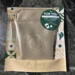 ら*い様 スターバックス ポーチ ゴールド