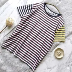 【コロンビア】オムニウィック ボーダーTシャツ 吸汗速乾 マルチカラー Sのサムネイル