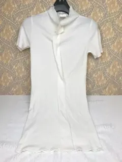 ◎お買い得◎YOHJI YAMAMOTO 白 カットソー ロング丈 男女 綿 Mのサムネイル