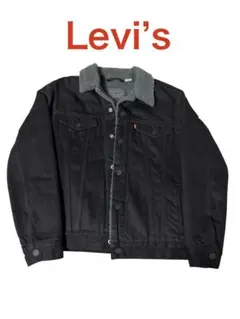 Levi's TYPEⅢシェルパトラッカージャケット 黒のサムネイル