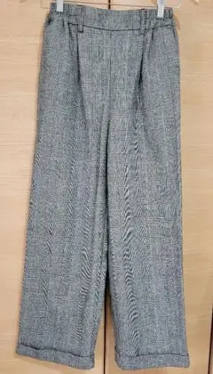 折り返しチェックパンツのサムネイル