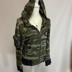 さ*き様 00s archive 当時物　パーカー　ミリタリー　カモフラ