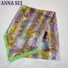 未使用品✨ANNA SUIシルクナロースカーフ 訳ありのサムネイル