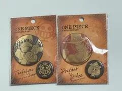 「ワンピース」箔押し缶バッジセット エース　ロー