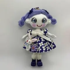 ドールブローチ 紫陽花ドール ドールチャーム2way カントリードール