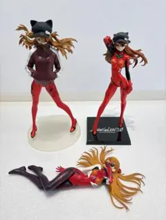 エヴァンゲリオン　式波アスカ・ラングレー フィギュア 3体セット