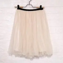 NATURAL BEAUTY BASIC ふんわりチュール スカート　Mのサムネイル
