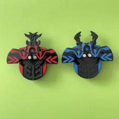 新甲虫王者 ムシキング　炎Vガジェ　水Vガジェ　2個セット