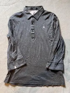 BURBERRY LONDON 長袖ポロシャツ ブラック XXL - メルカリ