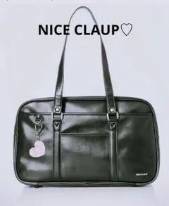 NICE CLAUP ♡スクールバッグ　ブラック