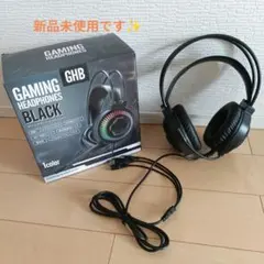 GAMING HEADPHONES GHB ブラック 本体