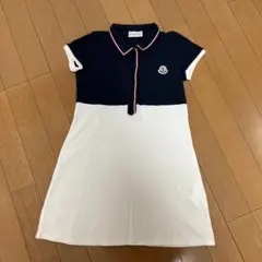 1975様専用‼️ MONCLER ポロワンピース ネイビー/ホワイトのサムネイル