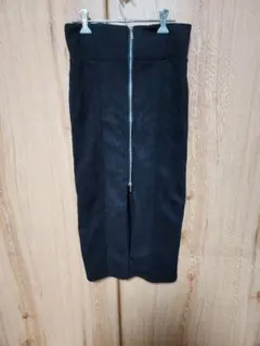 ブラック タイトスカート L　ファスナー