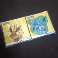 ファミマ限定 イーブイ＆グレイシ アアクリルキーホルダー ２個セット