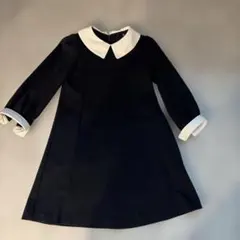 UNIQLO ネイビー 長袖ワンピース 110 冠婚葬祭