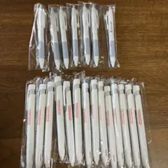 ノベルティー単色ボールペン21本（JETSTREAM 7本、bLen14本）