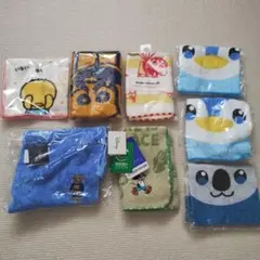 キャラクターハンドタオル8枚セット