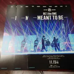 BE:FIRST THE MOVIE MEANT TO BE チラシ 3枚セットのサムネイル