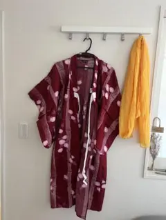 COMME CA ISM 浴衣　レトロ　キッズ120A 帯付きのサムネイル