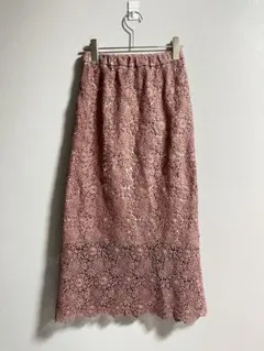 WILLSELECTION ウィルセレクション　花柄レースタイトスカート　Ｓのサムネイル