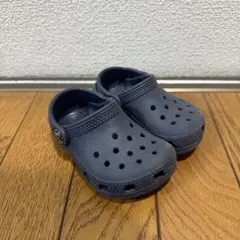 crocs ネイビー ベビーサンダル 12.5cm