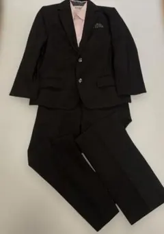 スーツ 170 男の子 卒業式 入学式 フルセット 黒 卒服　リトルリード