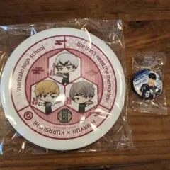 【新品】ハイキュー×くら寿司　コラボ皿　稲荷崎高校 ※缶バッジ付