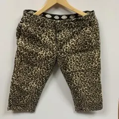 t*d様 ヒョウ柄 カジュアルハーフパンツ