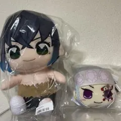 鬼滅の刃 ぬいぷりけ おすわりBIG 嘴平伊之助 リールパスケース 宇髄天元