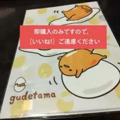 【値下げ不可・即購入のみ】ぐでたまA4 クリアファイル(台紙つき)