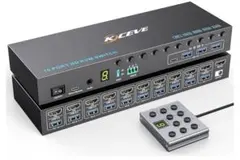B1-1488AIMOS HDMI KVM 切替器4K@60Hz 10入力1出力 B1-1488AIMOS HDMI KVM 切替器4K@60Hz 10入力1出力 - メルカリ
