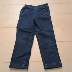 ユニクロ　ダークブルー ストレートパンツ 110cm