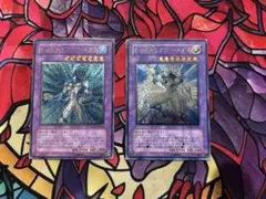 遊戯王【良品】E・HEROネオス融合関連レリーフ2枚セット まとめ売り