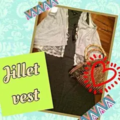 フェリシモ☆レースベストのサムネイル