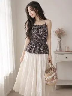 IIMK MICHEL KLEIN PARIS 花柄 キャミソールのサムネイル