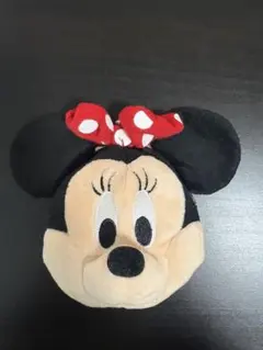 ミニーマウス 耳付き　がま口ポーチ