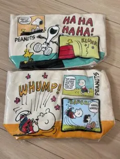 スヌーピー コミックデザイン ランチトートバッグ