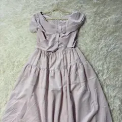 Herlipto Twisted Ribbon Tiered Dress S