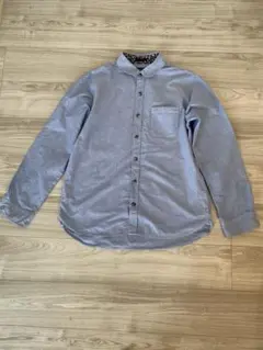 BEAMS ブルー 長袖シャツ Lサイズ