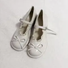パンプス ロリータ シューズ リボン フリル