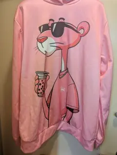 ピンクパンサー フード付きパーカー