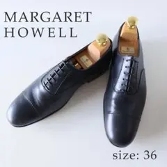 美品マーガレットハウエル　イタリア製レースアップシューズ　36/23cm